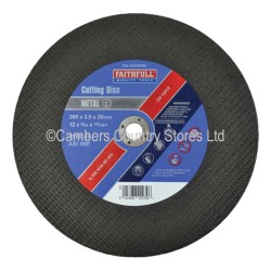 Faithfull Cutting Disc Metal 300mm x 3.5mm x 20mm